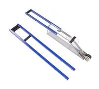 AUNMAS Drywall Tape Dispenser, Manual Mud Box Taping Tool for Paper Tape and Joint Compound with 2.5L Capacity, Spring Loaded Crease Wheel, Stainless Steel Construction, for Flat