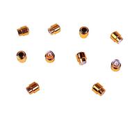 AUNMAS Electric Guitar Pickup Switch Tip, Golden Plastic Toggle Switch Knob Cap, 10PCS for 3 Way 5 Way Selector, Easy Install, Vintage Look for Guitar Players Repair