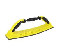 AUNMAS Hand Sanding File Block, PU Foam Ergonomic Tool, Adjustable Radius with Hook and Loop for Flexible Longboard Sanding in Woodworking and Automotive Applications