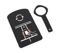 AUNMAS Key Card Protective Case, Silicone Cover for Model Y, Full Protection, Easy Install, Stylish Design for Car Key Card Holder