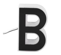 AUNMAS LED House Letter Light Backlit Address Sign for Door with Black White Design IP44 12V DC for Residential Commercial Use