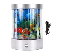 AUNMAS LED Ocean Night Light, Fake Aquarium Lamp Decorative (Big Fish)