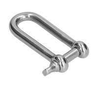AUNMAS Long D Shackle 304 Stainless Steel Anchor Shackle Screw Pin 10