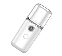 AUNMAS Nano Facial Mist Sprayer Portable Nano Aerosol Hydrating Face for Womens USB -Charging ABSPOCET SIZE (White)