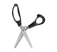 AUNMAS Pinking Shears, 23cm Fabric Decorative Triangle Edge Pinking Shears Scissors 3mm Cutting Teeth Fine Teeth Pinking Shears Fabric Decorative