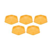 AUNMAS Plastic Bird Nesting Bowls, 5pcs Breeding Hatching Bowls Secure Cozy Space for Small Birds Egg Laying, with Easy to Design for Doves and Pet Cage Supplies