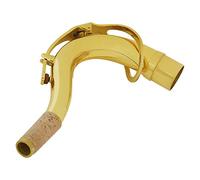AUNMAS Saxophone Neck, Brass Gold Bend Design, Premium Pads for Tenor Sax with 27.8mm Diameter, Perfect for Musicians