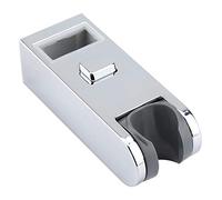 AUNMAS Shower Slider Bar, Adjustable Height Shower Slider Bar Rail Head Holder Stand Square ABS Chrome Plated Rail Head Wall Mounted Bar Slider Replacement Clamp for 30*15mm Lifting Shower Tube