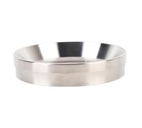 AUNMAS Stainless Steel Coffee Dosing Funnel Ring Magnetic Portafilter Grounds Holder Anti Spill Design 4.7oz Capacity Fits 54mm 58mm Portafilters Easy to Durable (58mm)