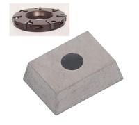 AUNMAS Stainless Steel Livestock Hoof Trimming Disc Plate, Heavy Duty Hoof Trimming Disc Blade Multi Functional Hoof Trimming Tool For Sheep, Cattle, Horses, Other Livestock