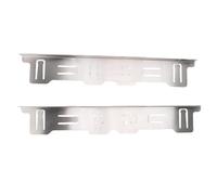 AUNMAS Stove Gaps Covers, 4 Pcs Stainless Steel 35-70cm Adjustable HeatResistant Oven Gaps Fillers, Cover Gaps Less Than 20mm, Seal Gaps Between Stovetop and Counter (Silver)