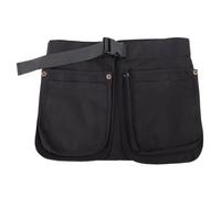 AUNMAS Waist Belt Apron Bag with Adjustable Belt Canvas Tool Apron with 4 Front Pockets Large Back Pocket for Gardening Yard Work Outdoor Activities