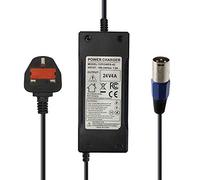 aunstarwei 24V 4A 96W XLR Mobility Battery Charger for Jazzy Power Chair Go-Go Mobility Wheelchair Electric Pride mpv5 Auto XLR