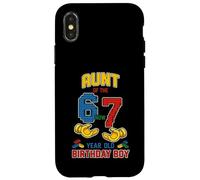 Aunt 67 Meme Birthday 7 Years Old Building Blocks Bricks Case for iPhone X/XS