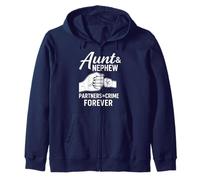 Aunt and Nephew Partners in Crime Forever Zip Hoodie