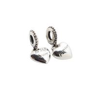 Aunt And Niece Split Heart Dangle - female - Pandora - Jewellery - Gray - ONE SIZE - Accessories ONE SIZE