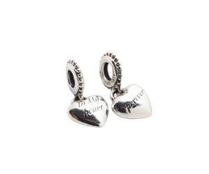 Aunt And Niece Split Heart Dangle - female - Pandora - Jewellery - Gray - ONE SIZE - Accessories ONE SIZE