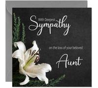 Aunt Bereavement Card - Deepest Sympathy on Losing Your Aunt Card, Sorry for your loss