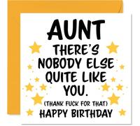 Aunt Birthday Card, Nobody Else Quite Like You