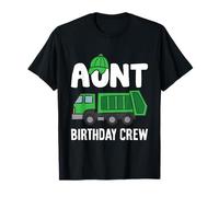 Aunt Birthday Crew - Matching Garbage Truck T-Shirt