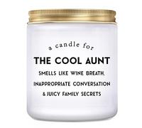 Aunt Gifts from Niece, Nephew- Birthday Gifts for Aunt, Best Aunt Ever Gifts, Funny Cool Aunt Gift, Lavender Scented Candles (7oz)
