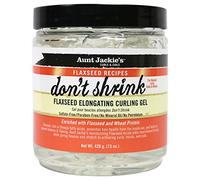Aunt Jackie's Don't Shrink Flaxseed Elongating Curling Gel, 15 Ounce