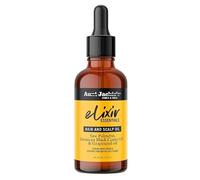Aunt Jackie''s Elixir Saw Palmetto, Jamaican Black Castor Oil & Grapeseed Oil 2 fl oz/with comb
