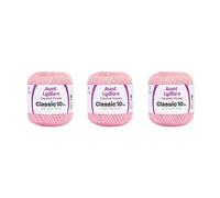 Aunt Lydia Classic Orchid Pink Crochet - 3 Pack of 350y/320m - Cotton - Gauge 10 - Crochet