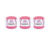 Aunt Lydia Classic Yarn, 3 Pack, French Rose 3 Count
