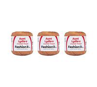 Aunt Lydia Fashion Copper Mist Crochet - 3 Pack of 150y/137m - Cotton - Gauge 3 - Crochet