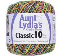 Aunt Lydia's Classic Crochet Thread Size 10-Blacklight