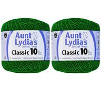 Red Heart Classic Crochet Thread, Myrtle Green, 1050 Foot