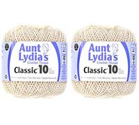Aunt Lydia'S Classic Crochet Thread Size 10-Natural