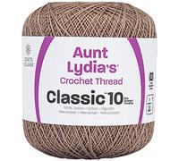 Aunt Lydia's Classic Crochet Thread Size 10-Taupe Clair