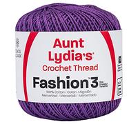 Aunt Lydia's Fashion Crochet Thread Size 3-Purple