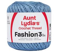 Aunt Lydia's Fashion Crochet Thread Size 3-Warm Blue