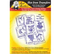 Aunt Martha's Hot Iron Transfers 3787 Fancy Fruit for Tea Towels by Aunt Martha's