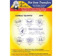 Aunt Martha's Hot Iron Transfers 3898 Floral Teapots by Aunt Martha's