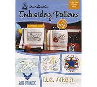 Aunt Martha's Line of Duty Transfer Book with Over 25 Iron on Patterns, Acrylic, Multicolour, 0.1x8.5x11 cm