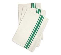 Aunt Martha's Stitch 'Em Up Retro Towels 18 x 28 inches 3 per Package Forest Green Stripe, COTTON, quotX28