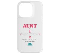 Aunt Noun Definition Graphic novelty Family mothers day Case for iPhone 14 Pro
