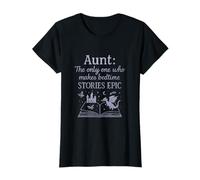 Aunt Novelty Bedtime Stories Epic Pastel Lavender T-Shirt
