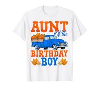 Aunt of The Birthday Boy Happy Thanksgiving Bday Party T-Shirt