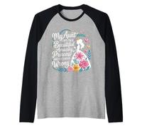 Aunt Says I'm a Beautiful Amazing Princess - Raglan Baseball Tee