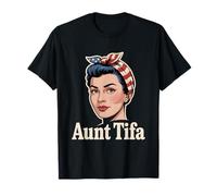 Aunt Tifa Patriotic Rosie Style T-Shirt