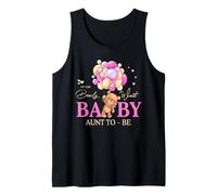 Aunt We Can Bearly Wait Baby Shower Bear Family Matching Tank Top