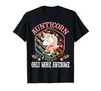 Aunticorn Like A Normal Aunt Only Awesome Unicorn Aunts T-Shirt