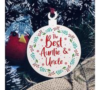 Auntie And Uncle Hanging Decoration Novelty Gift From Niece Nephew