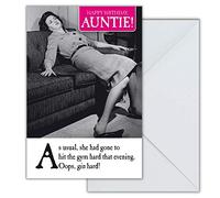 Auntie Birthday Card, Funny Birthday Card Auntie, Aunt Birthday Card, Happy Birthday Auntie Card, Auntie, Birthday Card