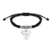 Auntie Birthday Gifts,Auntie Gifts Aunty Personalised Mother's Day Presents for Aunties from Nephew Niece Aunt Gift Thank You Gift Appreciation Christmas Xmas Valentines Retirement Braided Bracelet